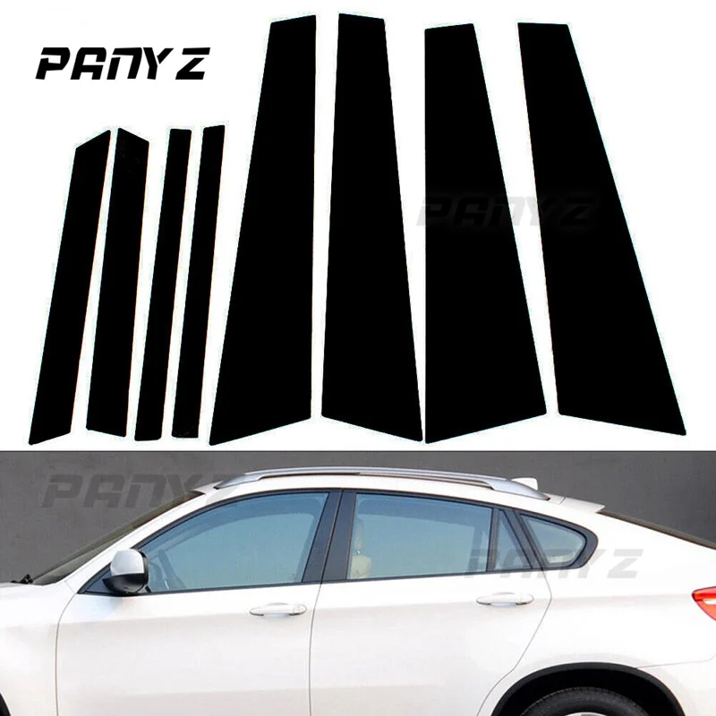 

8 шт., наклейки на двери и окна BMW X6/E71 2008 2009 2010 2011 2012 2013 2014
