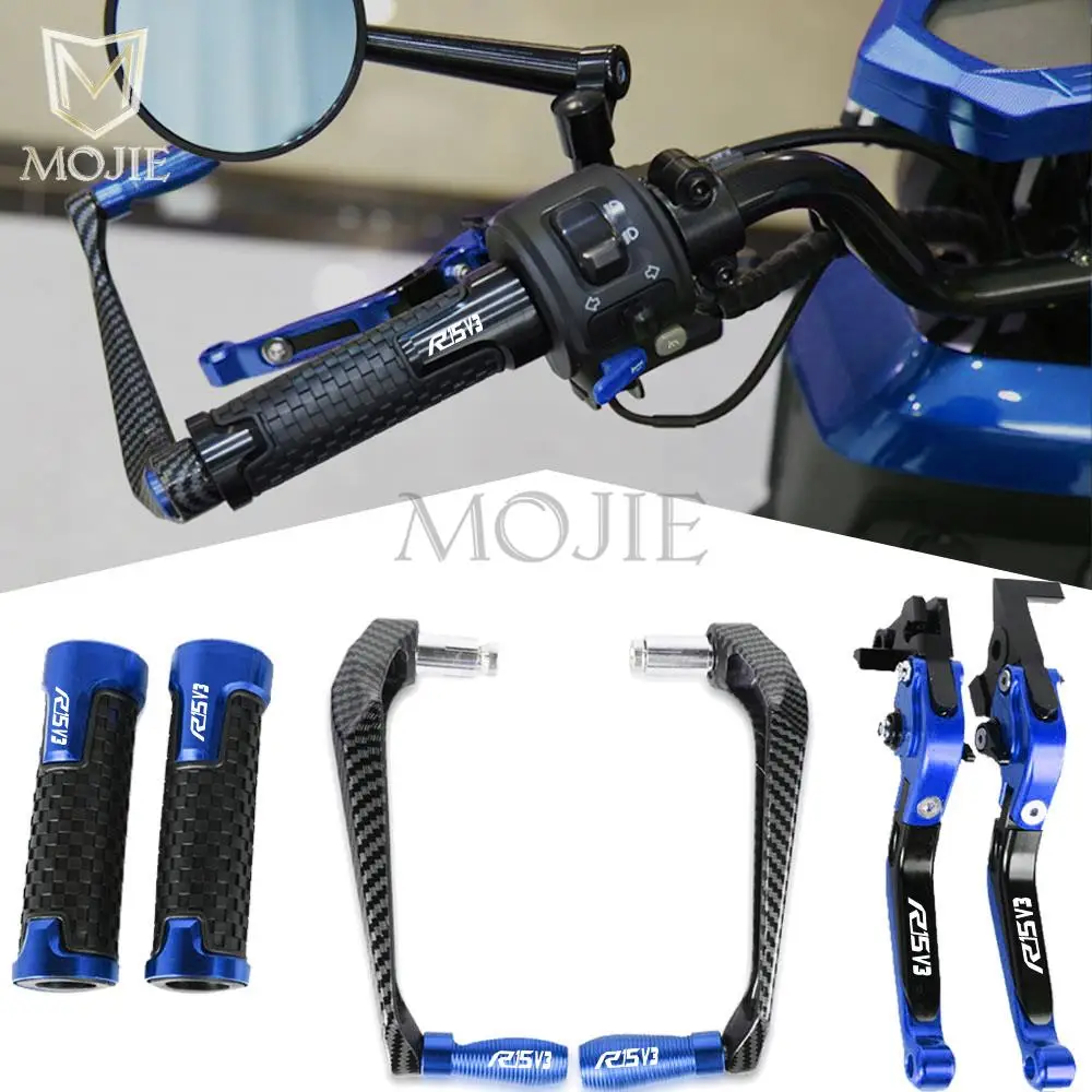 

For Yamaha R15V3 r15 v3 2017 2018 2019 Motorcycle Accessories Handlebar Grips Guard Brake Clutch Levers Handle Lever Protector