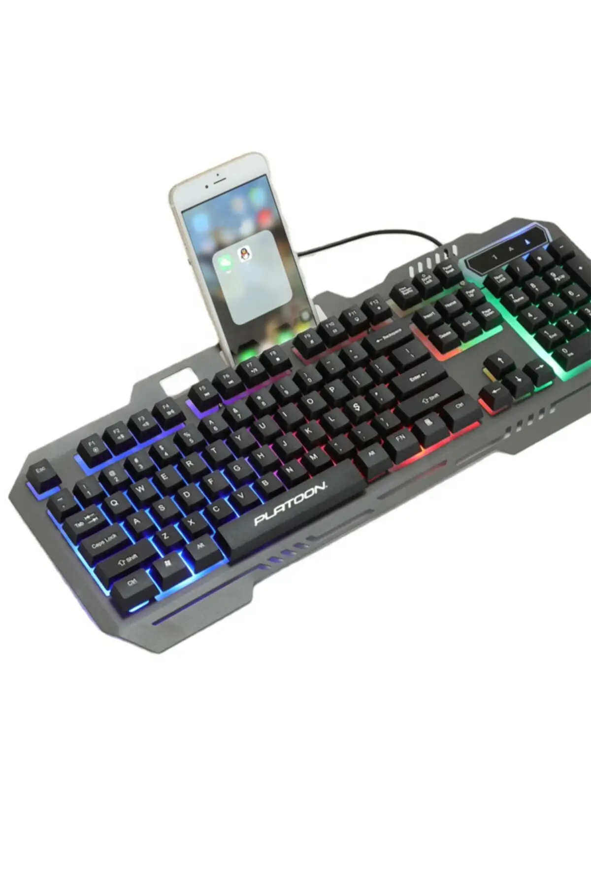 

Pl-478 Led Light Metal Case Gaming Gaming Keyboard