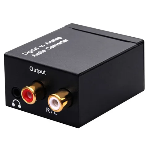 Цифровой аудио конвертер Coaxial/Toslink на AUX RCA