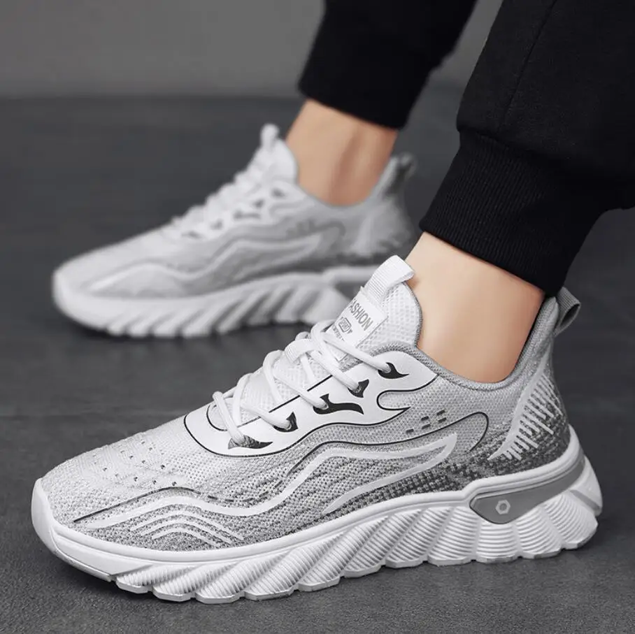 

Мужские баскетбольные туфли, дышащая Нескользящая спортивная обувь для улицы, тенниса, тренировочная спортивная обувь, сетчатые повседнев...