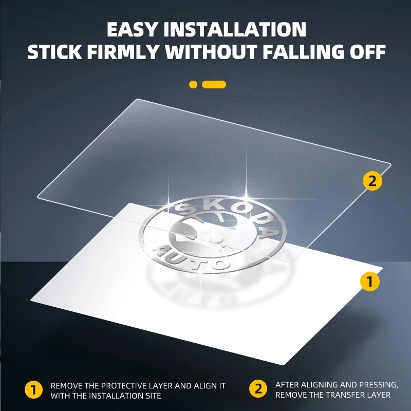 Металлический Автомобильный логотип эмблема значок наклейка для Skoda Rapid Kodiaq Fabia