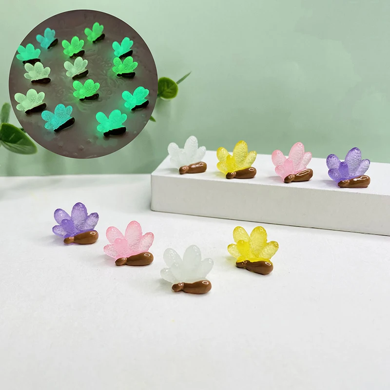 

10 шт., светящиеся прозрачные мини-игрушки из смолы