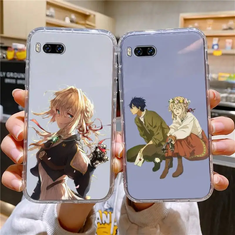 

Violet Evergarden Phone Case For Huawei Mate P10 P20 P30 P40 P50 Smart Z Honor 50 60 70 Pro Lite Transparent Case