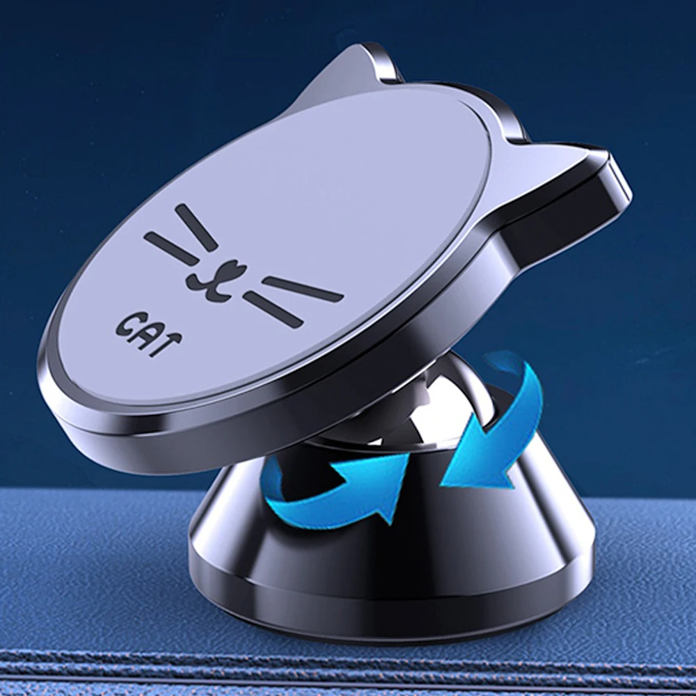 

360 ° Rotating Mobile Phone Bracket Metal Air Outlet Vehicle Bracket Practical Car Support Multi-function Portable Durable