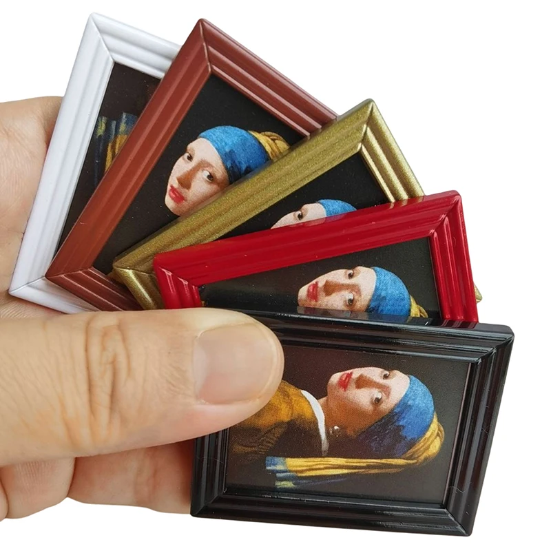 

Картина на стену винтажные фотографии для кукольного домика миниатюрная гостиная висячая картина украшения подарки