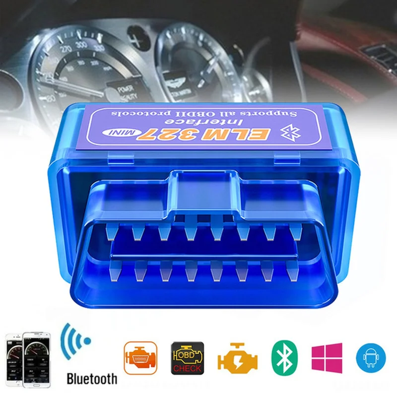 

Mini OBD2 ELM327 V2.1 Android Bluetooth Adapter Auto Scanner Scan Diagnostic Car Repair Tools for Ios Symbianv XP Windows 7/8