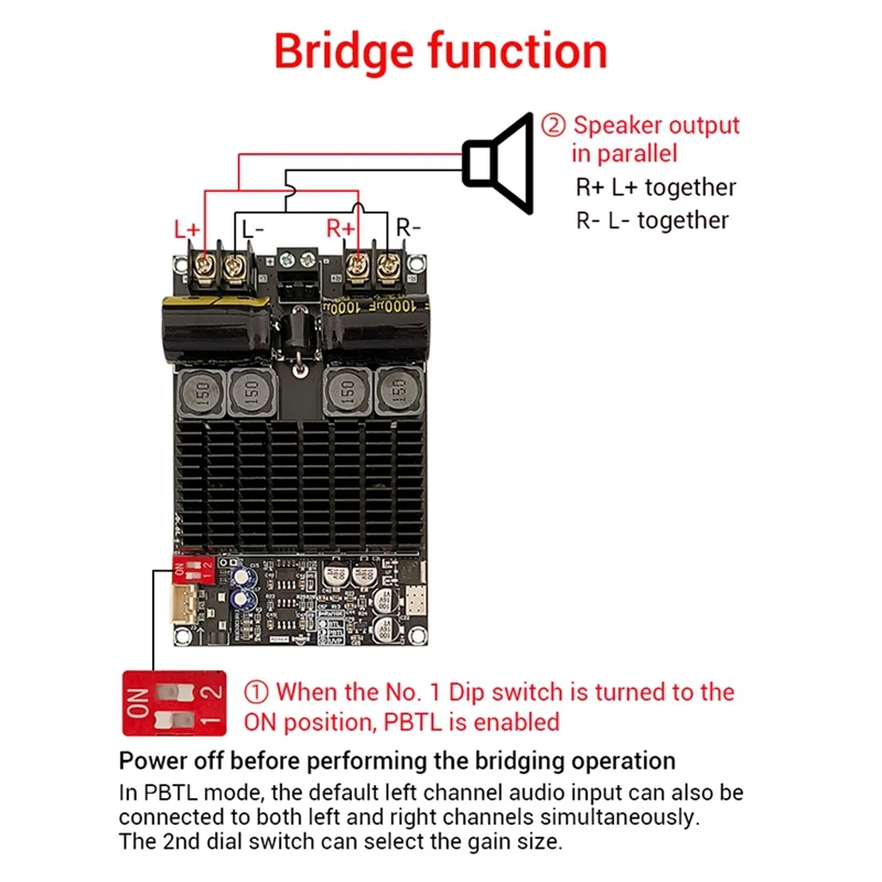 Плата цифрового усилителя 2 1 каналов 2X100W + 200W сабвуфер TPA3221 модуль Bluetooth с