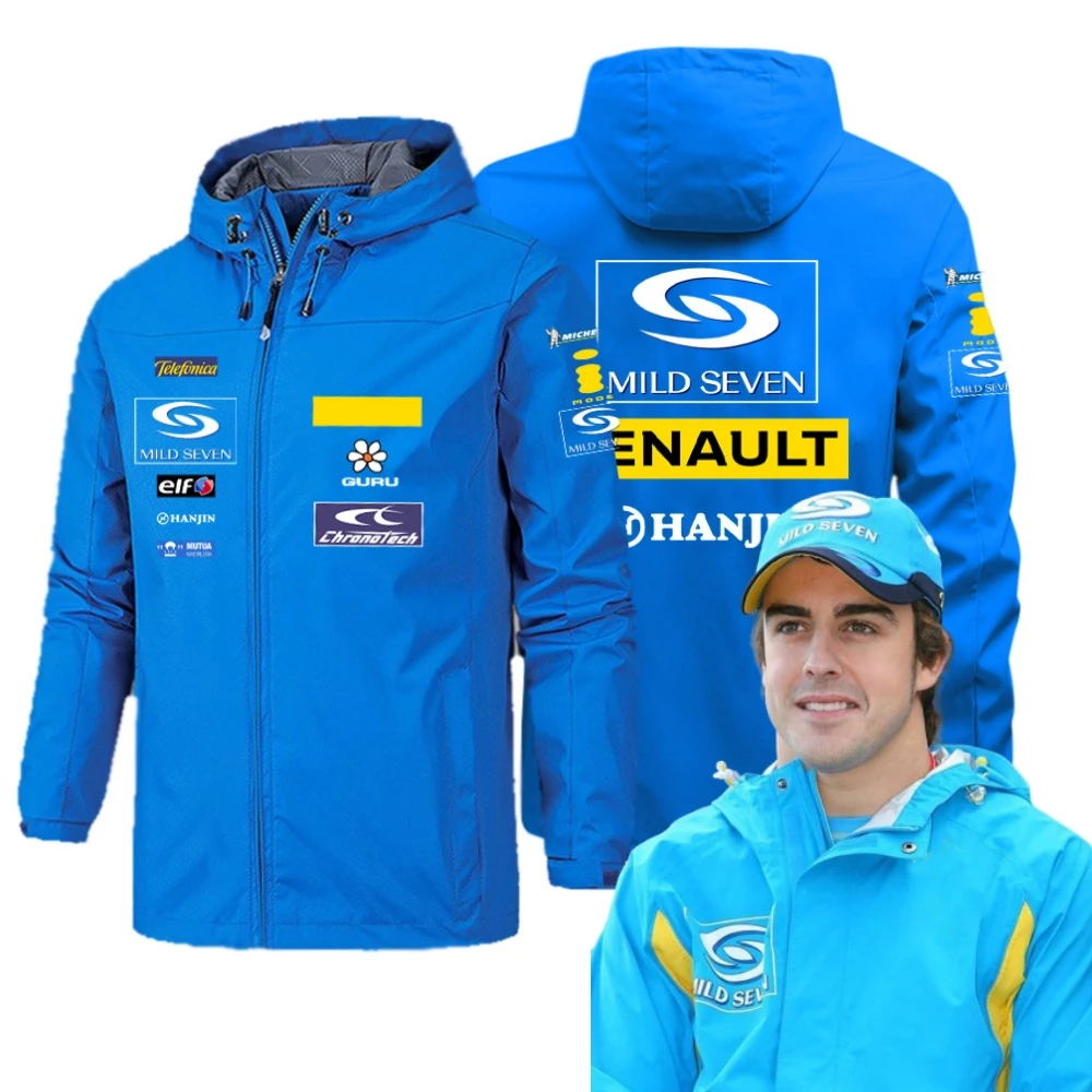 

Alonso 2006 Championship Jacket, Retro Coat Formula One Racing Suit, F1 Jack Aston Martin Team Uniform, Outdoor Windbreaker Jack