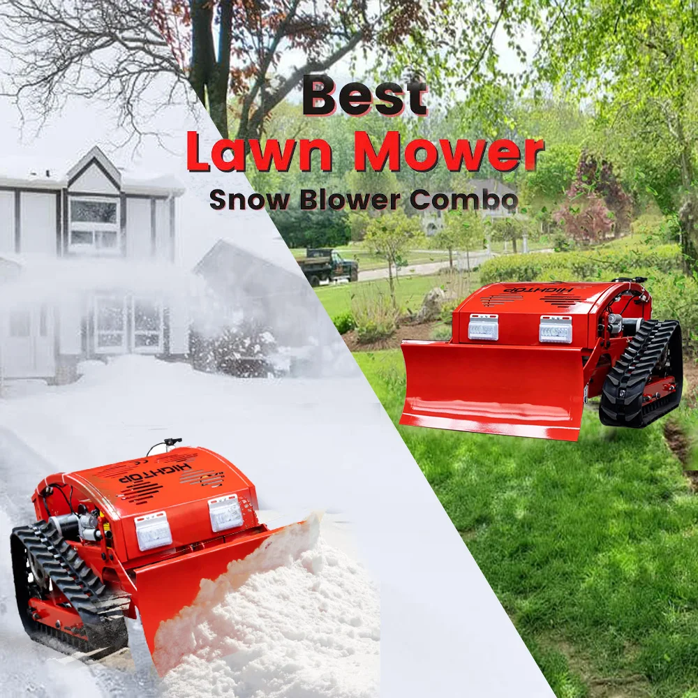 4Wd Remote Control Lawn Mower Battery Powered Golf Course Mower Self Propelled Robot Garden Grass Cutter Machine