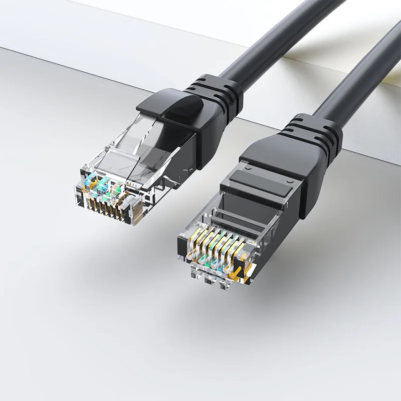 

Готовый сетевой кабель RJ45 Z127 с механизмом, длина 1 м, 1,5 м, 2 м, компьютерный беспроводной маршрутизатор с кристальной головкой