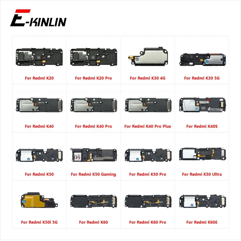 

Rear Buzzer Ringer Loudspeaker Loud Speaker Flex For Xiaomi Redmi K20 K30 4G 5G K40 K40S K50 Gaming Ultra K50i K60E K60 Pro Plus