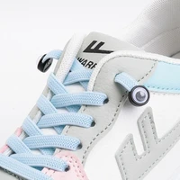 cute eye lock shoelaces without ties elastic laces sneakers no tie shoe laces kids adult flat shoelace rubber bands for shoes
