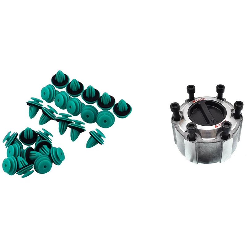 

2 комплекта автомобильных аксессуаров: 1 комплект нейлоновых фиксаторных зажимов для отделочной панели и 1 шт. Ручная Блокировка ступицы 28 ш...