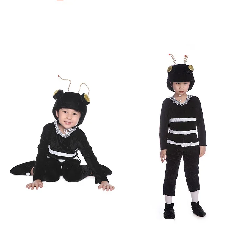 Детские костюмы для выступления на сцене зеленое дерево муравья карнавальный