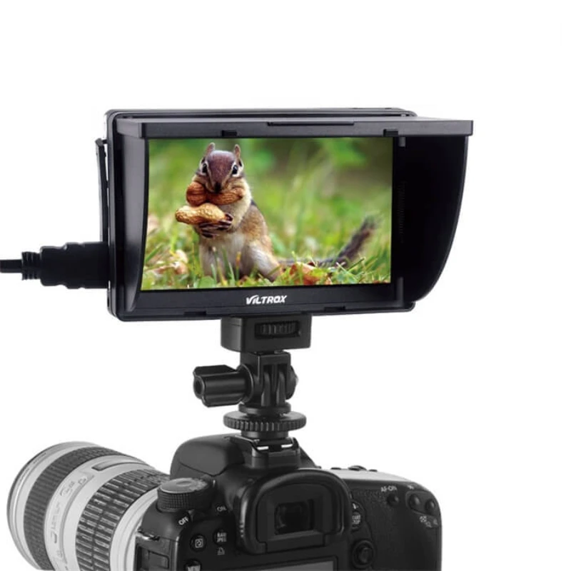 

Portable 5 Inches Screen 480P Clip-on Color LCD Monitor for Camera Photo Studio Accessories
