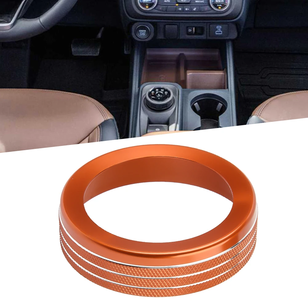 

1pc Control Ring Car Interior Parts Lgnition Ring Car Interior Center Console Shift Knob Control Ring Knob Covers