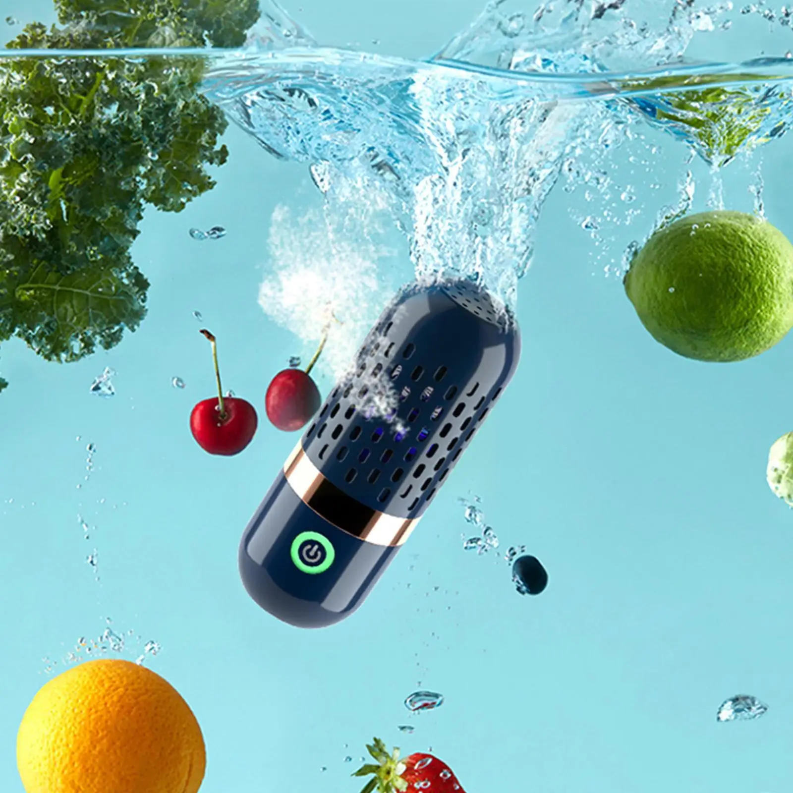 

Portable Vegetable Cleaning Machine Ultrasonic Washing Wash USB Cleaner Machine Kitchen Multifunctional Mini Fruit D5I3