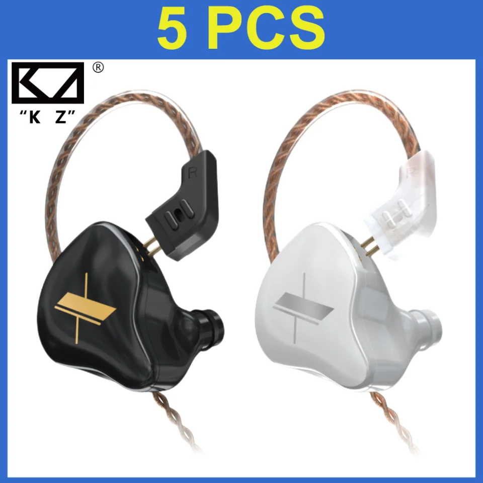 KZ 5/10/20PCS EDX Wired Earphone In Ear Monitor HiFi Earbuds Headphones Running Game Bass Stereo Outdoor Headset With Microphone