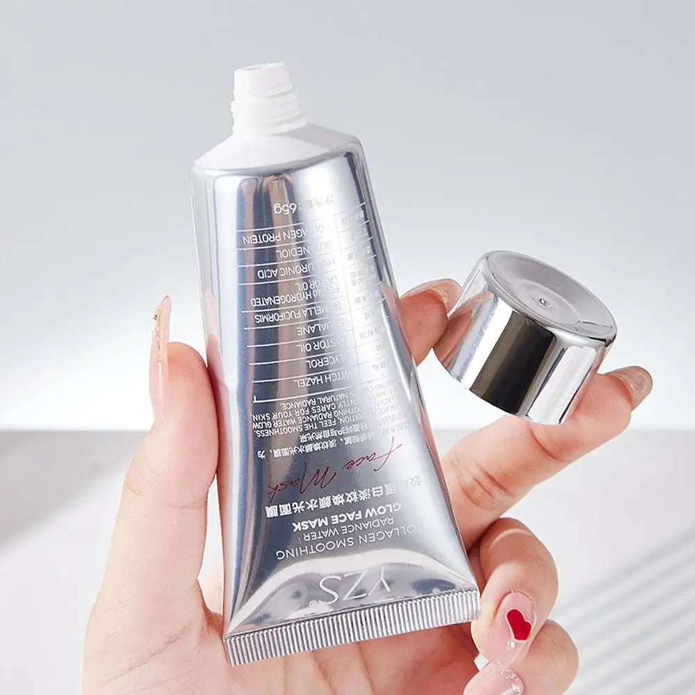 Коллагеновая упаковка отшелушивающая маска для лица эластичность увлажнение