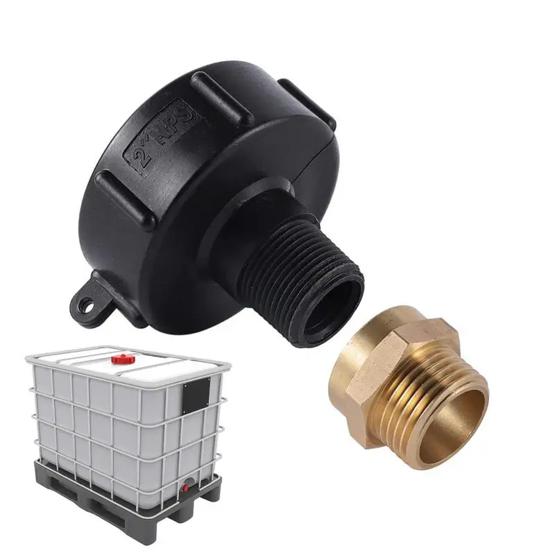 Сменный адаптер IBC для садового шланга деталь крана 3/4 дюйма с латунным