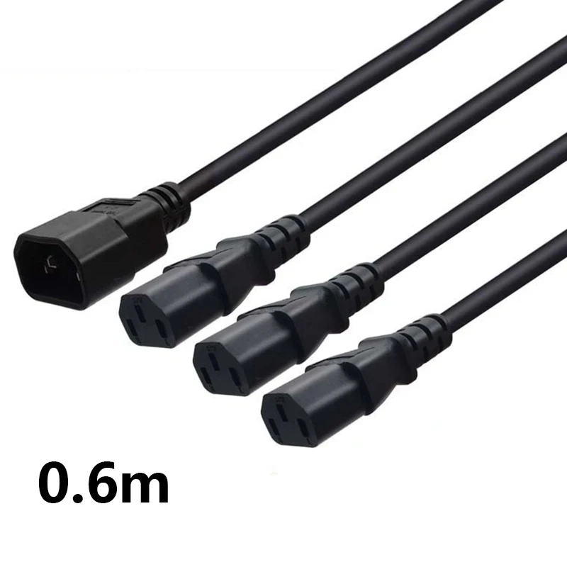 Кабель-разветвитель IEC 320 C14 на гнездо 3XC13 Y-типа, 10 А, 250 В