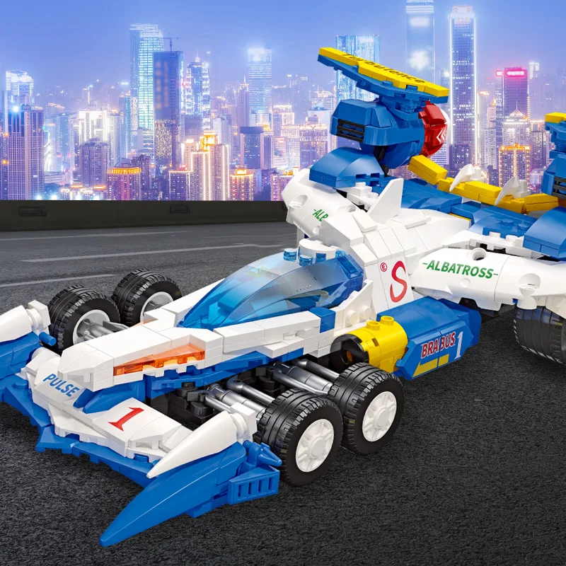 Future GPX Cyber Formula Asurada AKF-11 Супер автомобиль Высокотехнологичные кирпичи Игрушки