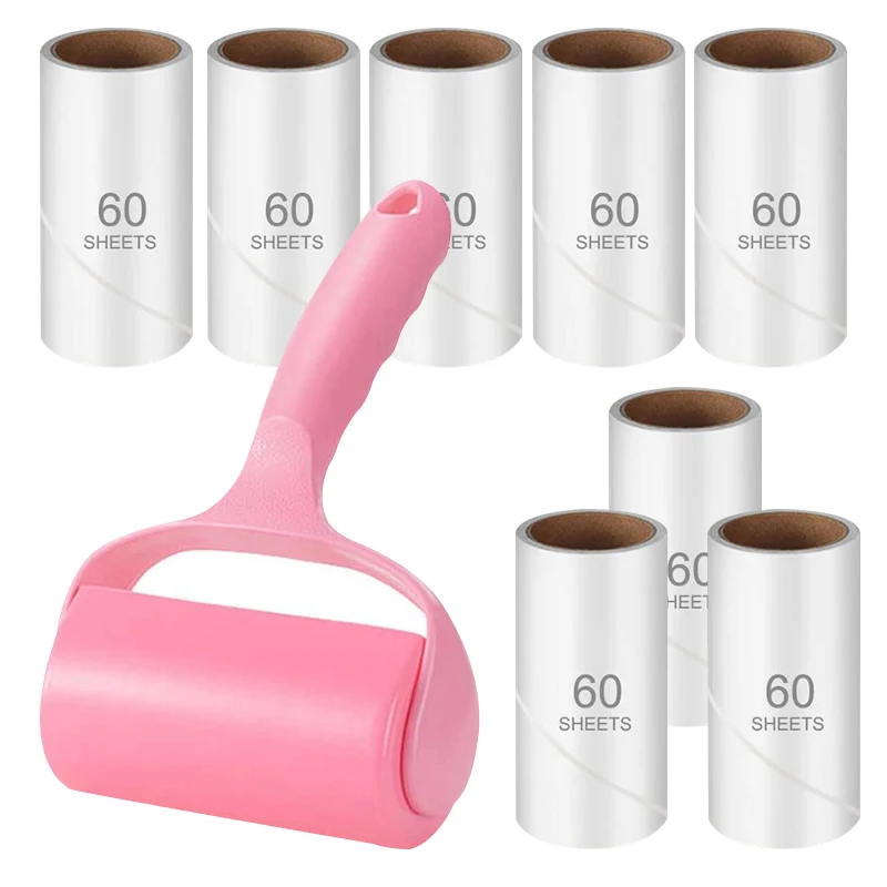 

Dust Lint Roller for Clothes Pet Hair Remover Rolling Sticky Picker Extra Sticky Lint Remover Brush Clothes Cleaner Roller