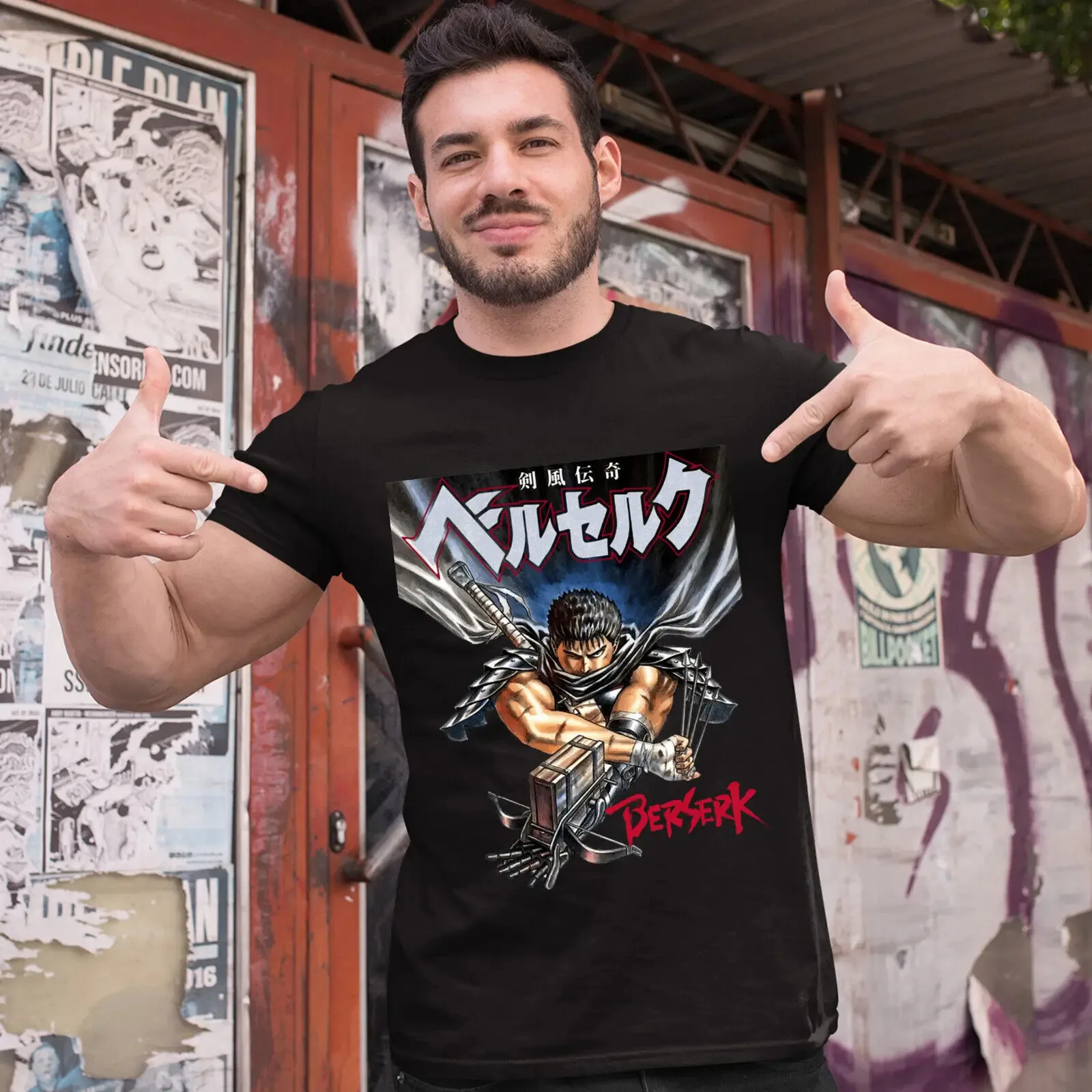 Новая футболка Berserk внутрь berserk merch 90-е Культовая Swordsman top vintage 2022