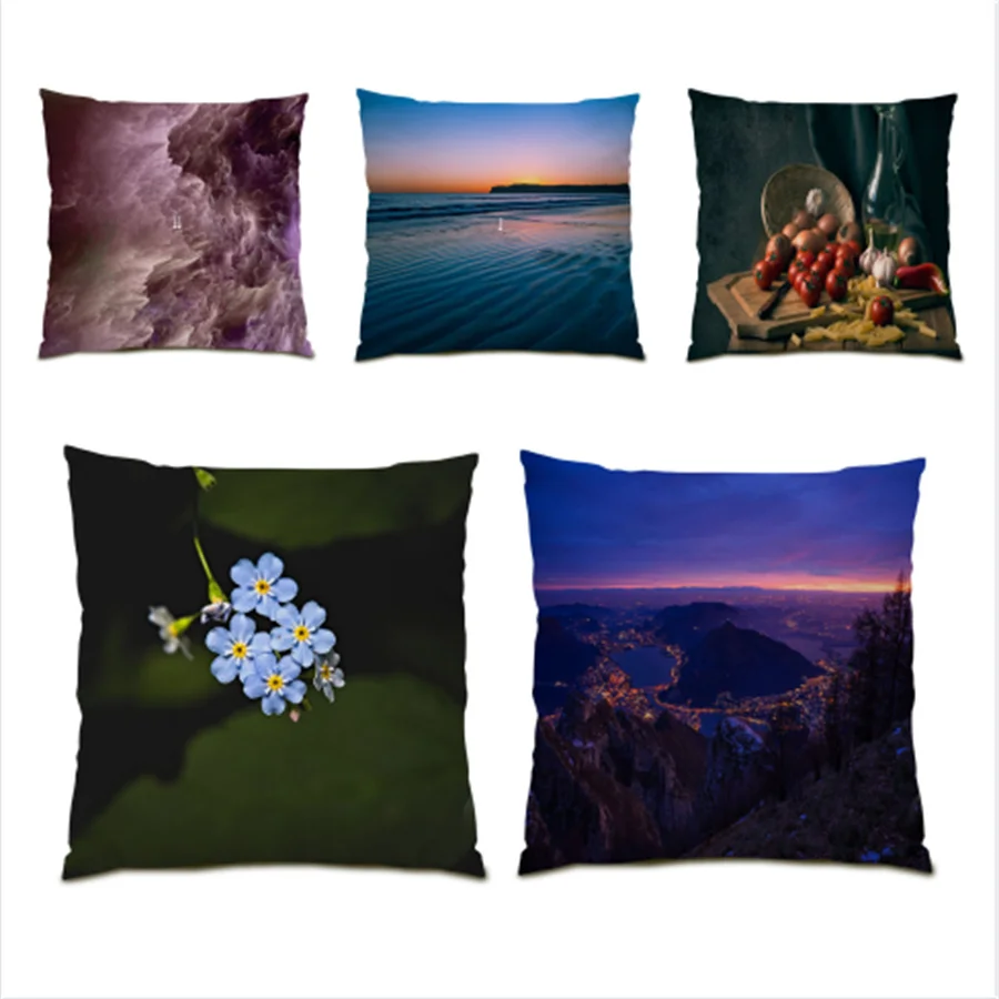 

Real Picture Decoration Home Decor Light Luxury Style Pillowcase Polyester Linen Pillow Covers Decorative Cushion Cover E1016