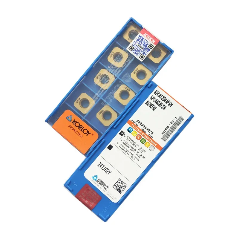 10 шт. KORLOY 100% оригинал SECA SECA1204AFTN PC3500 PC230 PC3700 NCM325 NCM335 режущие инструменты фрезы