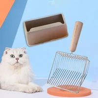 new pet shovel cat litter shovel set pets corrosion resistant cleaning suppiles cat toilet set cleaning shovel cat daily tools