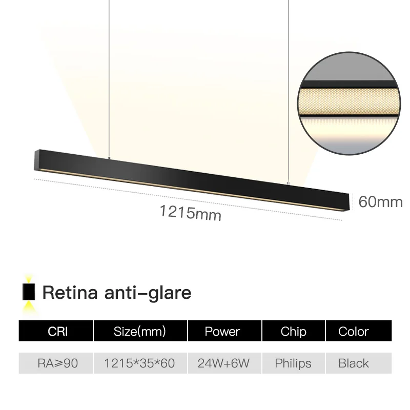 

SCON Линейный подвесной светильник LED
