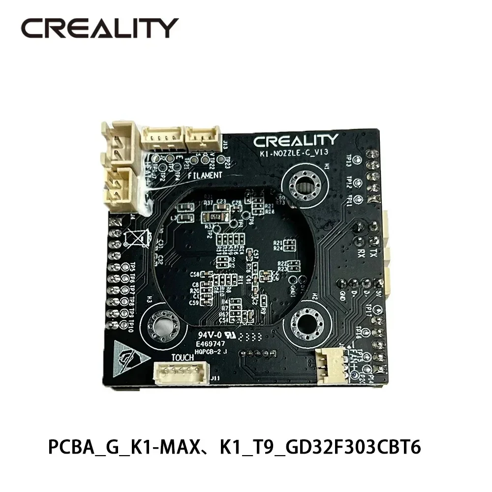 Creality Original PCBA_G_K1-MAX/K1_T9_GD32F303CBT6 NOZZLE-C-V13 Плата адаптера Замена аксессуаров для