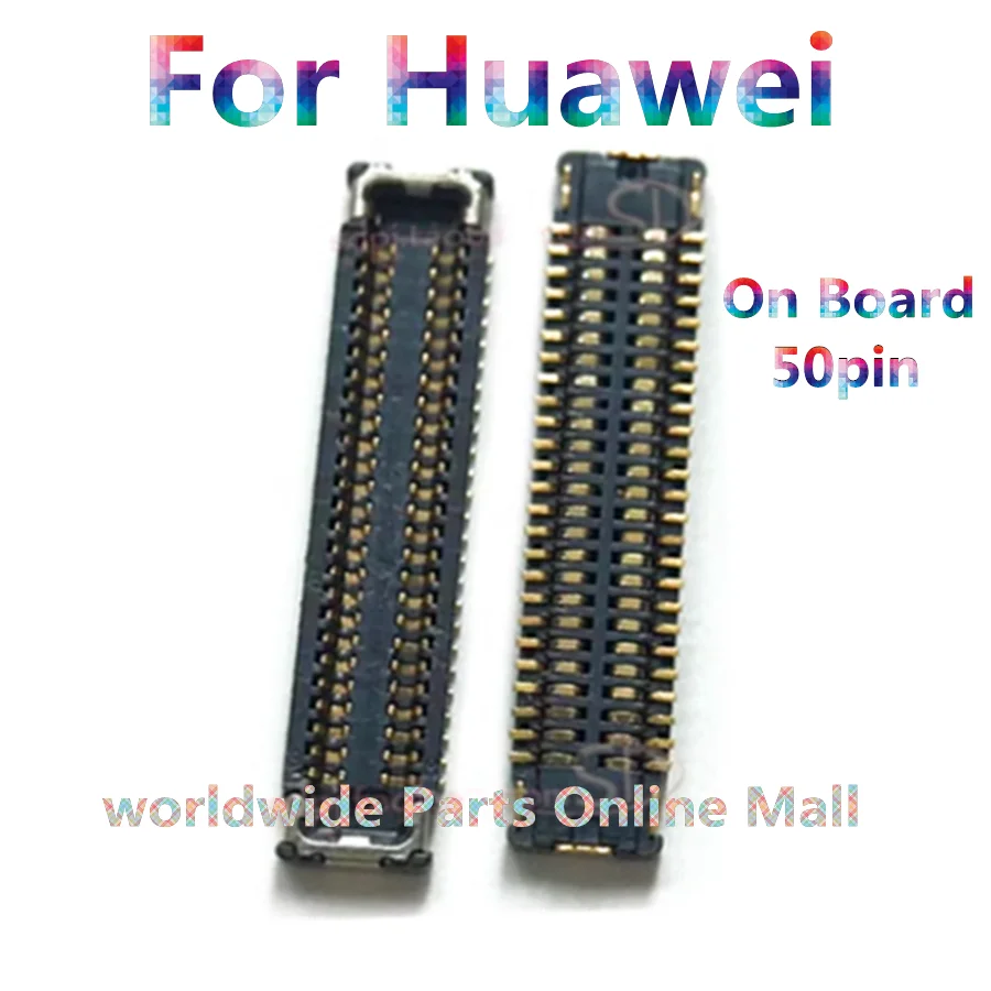 

10-100pcs Charging Dock Usb Charger Port Flex FPC Connector For Huawei Enjoy 10 Plus Mate9 Mate 9 Pro Honor V20 Board Plug 50Pin