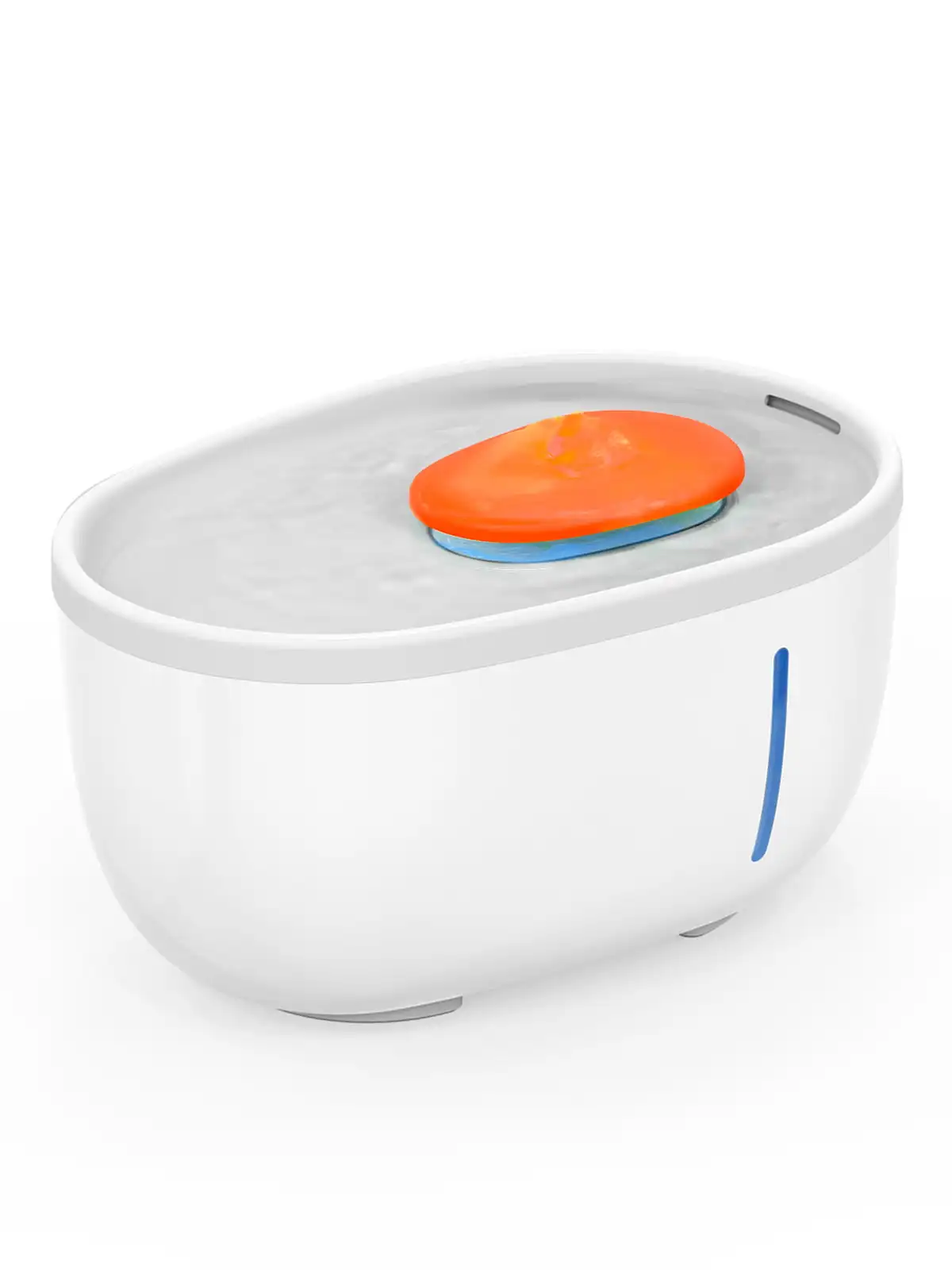 

Water Fountain, 2L Automatic Cat Water Fountain with Auto Shut-Off Pump,LED Indicator Light,Water Level Window, Ultra-Quiet, Qua