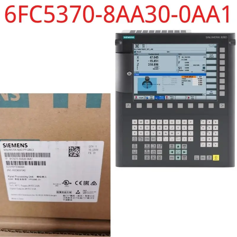 

6FC5370-8AA30-0AA1 Brand New SINUMERIK 828D numerical control CNC hardware PPU 280.3 vertical