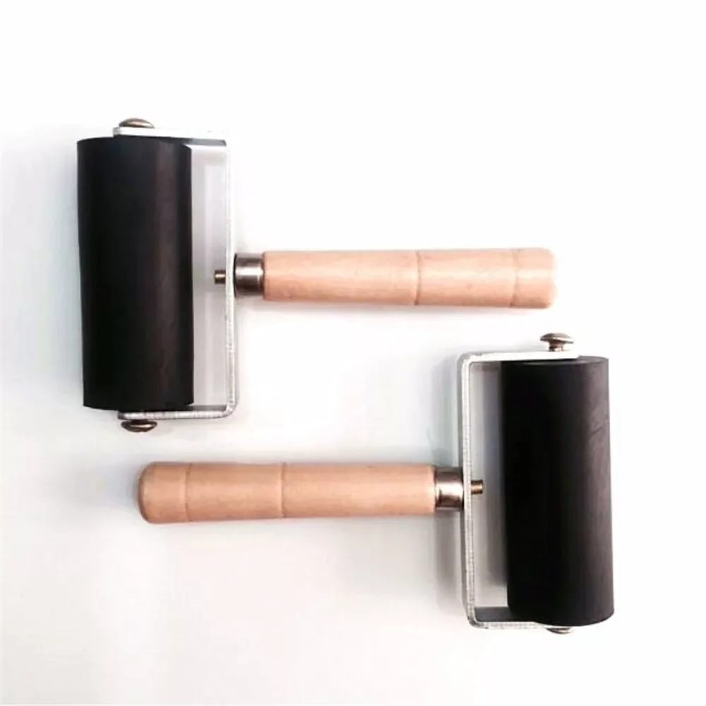 

NEW2023 Professional Rubber Roller Brayer Ink Painting Printmaking Roller Art Stamping Tool Paint Roller