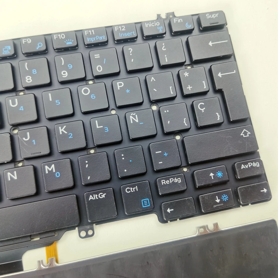 Клавиатура с испанской подсветкой для ноутбука Dell Latitude 5280 5289 5290 7280 7290 7380 серии DFN