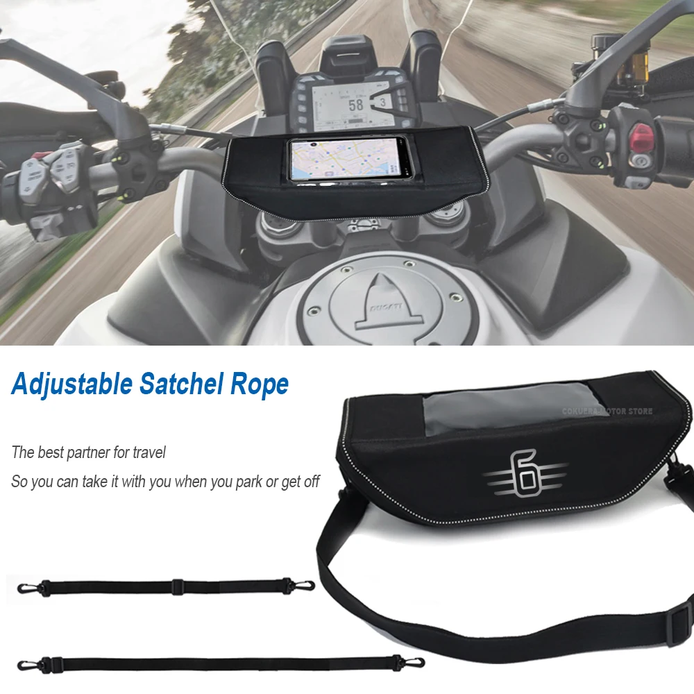 

FOR K 1600 Gt Gtl Exclusive K1600Gt Rock fan Motorcycle 2023 new Waterproof motorcycle handlebar travel navigation bag