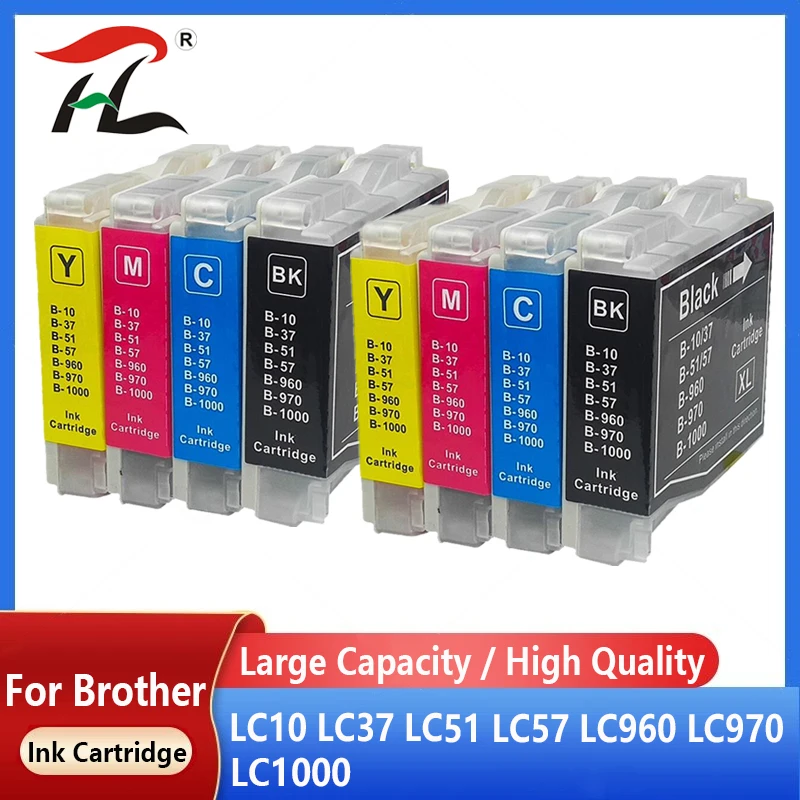 

Compatible Ink Cartridge LC10 LC37 LC51 LC57 LC960 LC970 LC1000 For Brother DCP-130C DCP-135C MFC-235C MFC-240C printer
