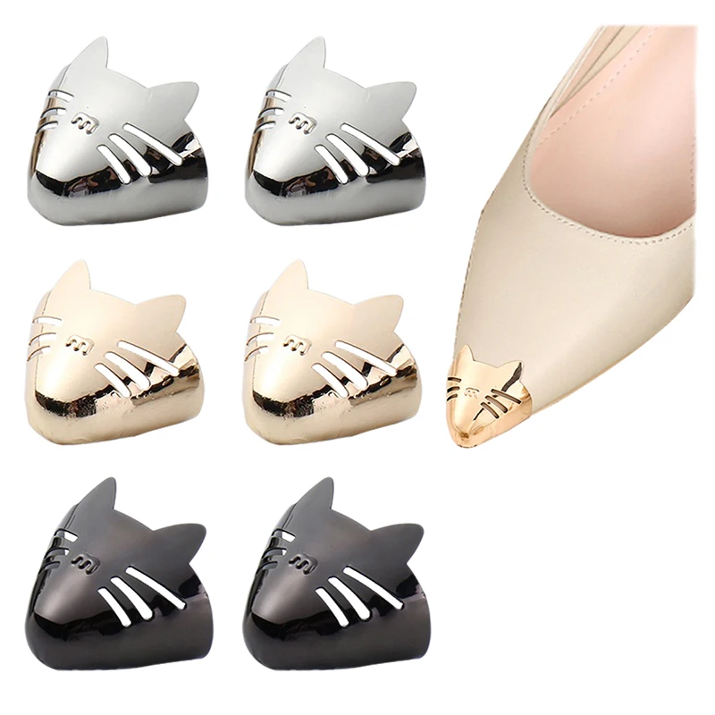 

Туфли-лодочки женские на высоком каблуке, защитные, с острым носком, металлические, с котом, 3 пары