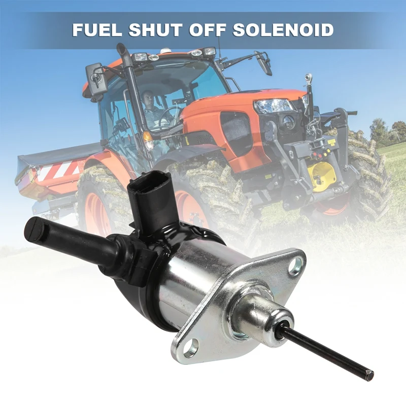 Соленоид отключения подачи топлива 12 В 1A021-60017 для Kubota D1503 D1703 D1803 Замена тракторной