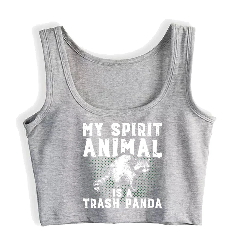 Женский укороченный топ с принтом My Spirit |