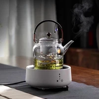tea pot glass high temperature electric porcelain stove special health kettle tea set household large capacity beam pot
