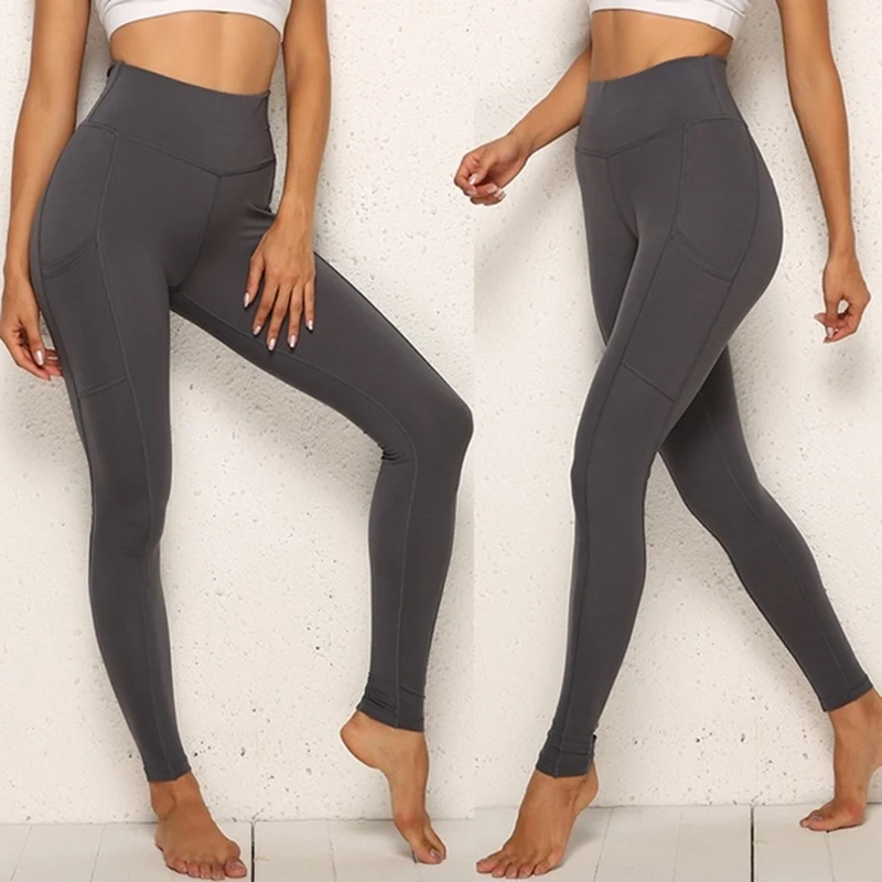 

GAOKE Leggings Women Black High Waist Push Up Leggings For Women Gym Fitness Workout Sports Casual Leggins Mujer