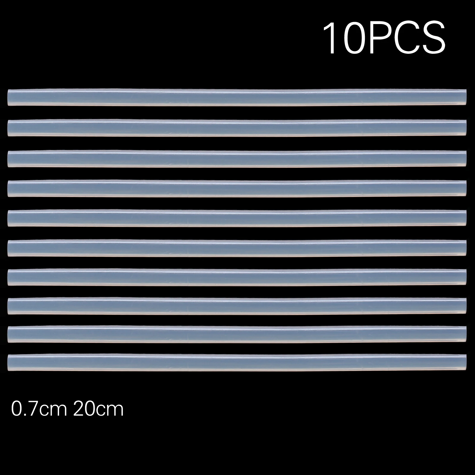 

10pcs/lot 7mmx200mm Hot Melt Gun Glue Sticks Plastic Sticks for Glue Gun Adhesive Sticks DIY Craft Hobbies Repair Tool 20cm