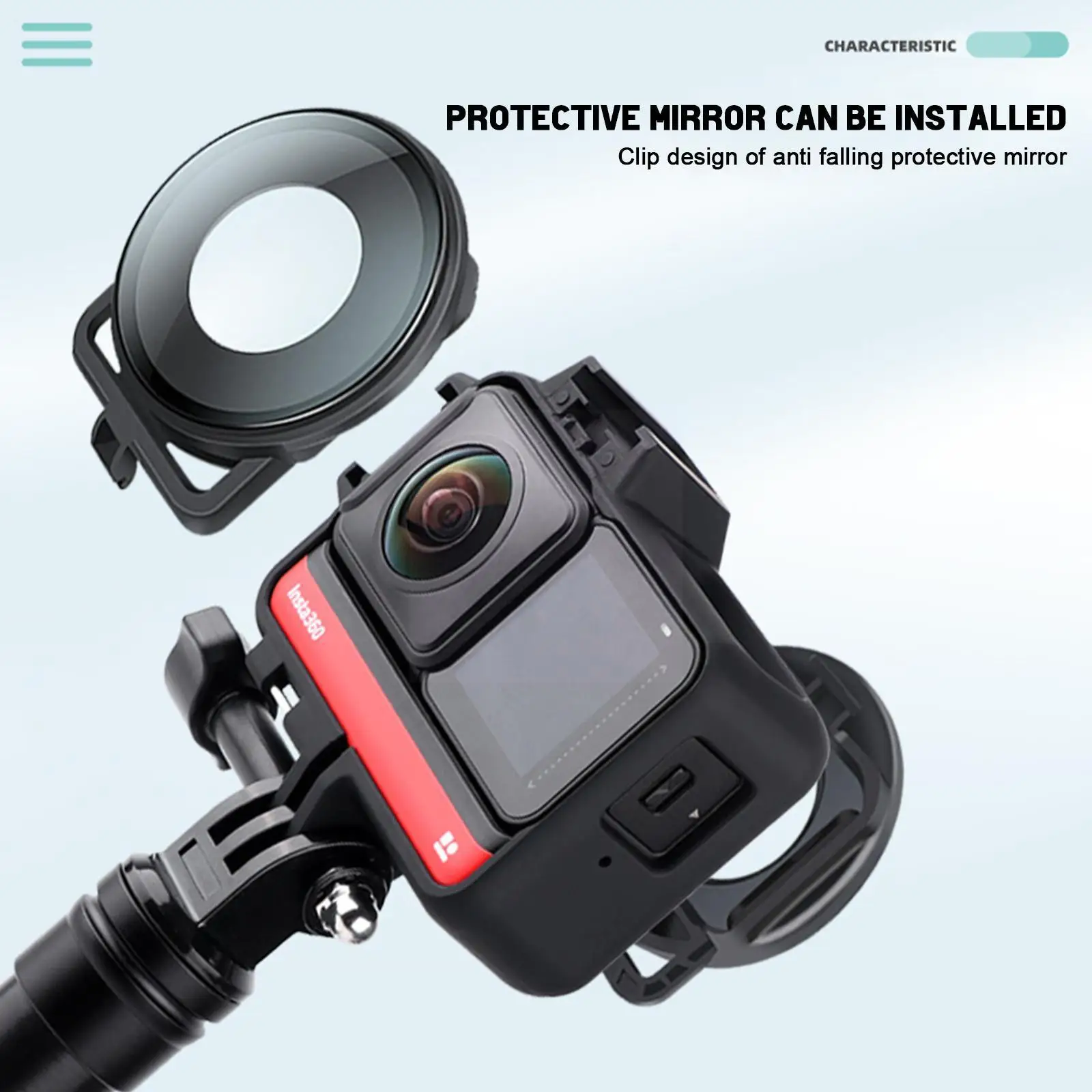 

Boosted Battery Base Case Lens Guards For Insta360 Insta 360 ONE RS /R 360 Mod Action Camera Accessories Outdoor Extreme Sp V6Y5