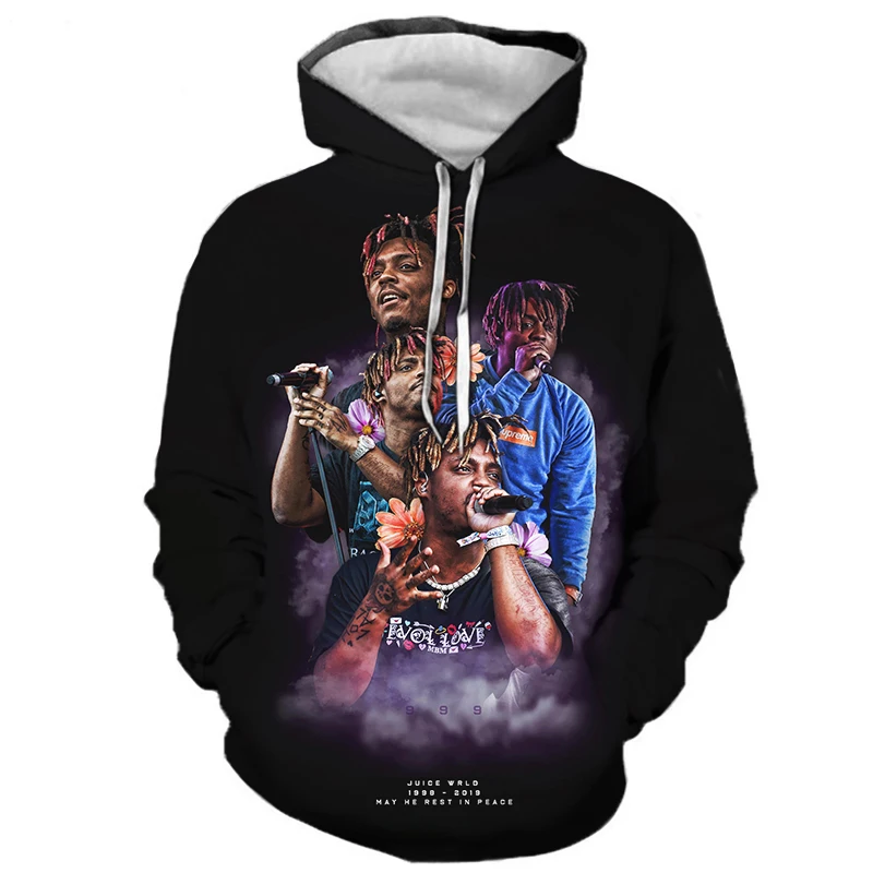 

2023 New Juice Wrld 3D Print Hoodie Men/women Cool Juice Wrld Hoody Sweatshirt Casual Fashion Long Sleeve Hooded Top