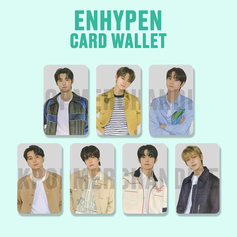 

7pcs/set ENHYPEN Weverse Card Wallet Photocard Picture Postal Cards Card Photo Cards LOMO Card for Fans